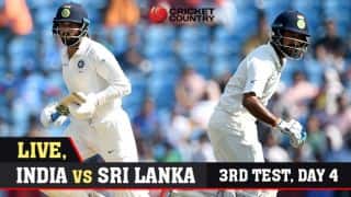 Live cricket score, India vs Sri Lanka, 3rd Test, Day 4: STUMPS